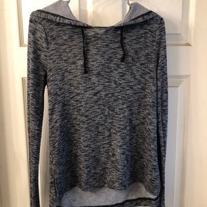 Heather Grey Hooded Sweater